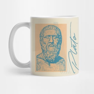 Plato / Retro Aesthetic Design Mug